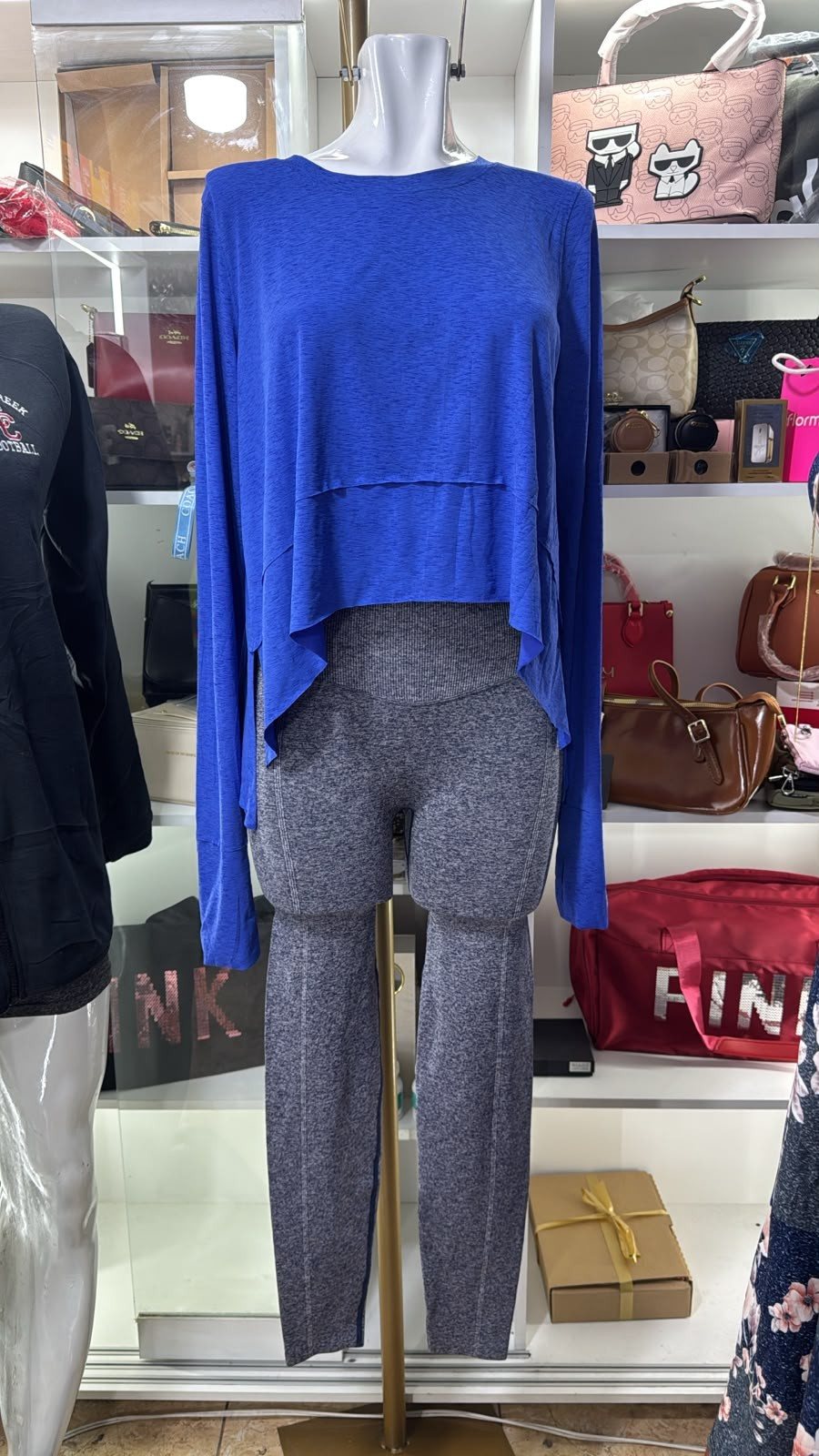 Licra deportiva gris