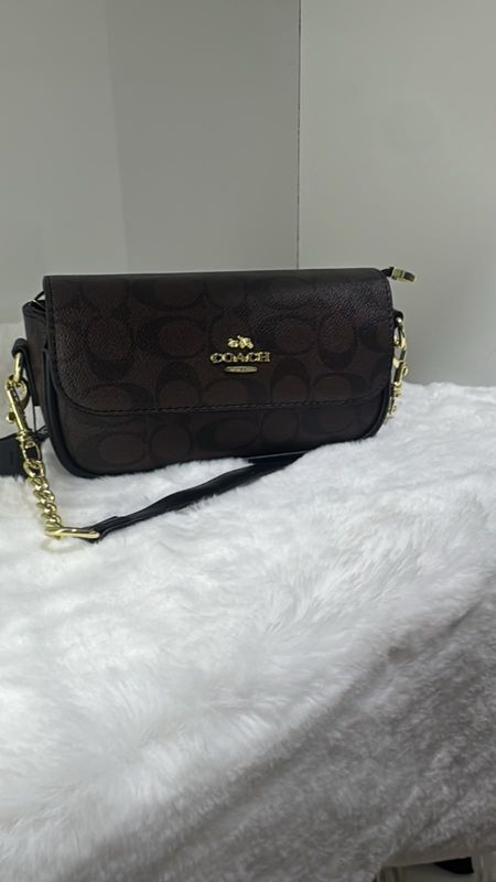 Cartera monograma doble correa